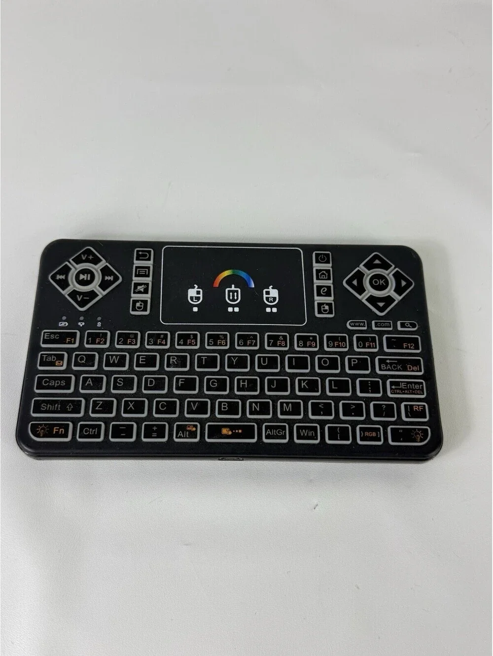 Q9 Mini Wireless Keyboard & Touchpad Hand Held Remotes, Only 1 Transponder